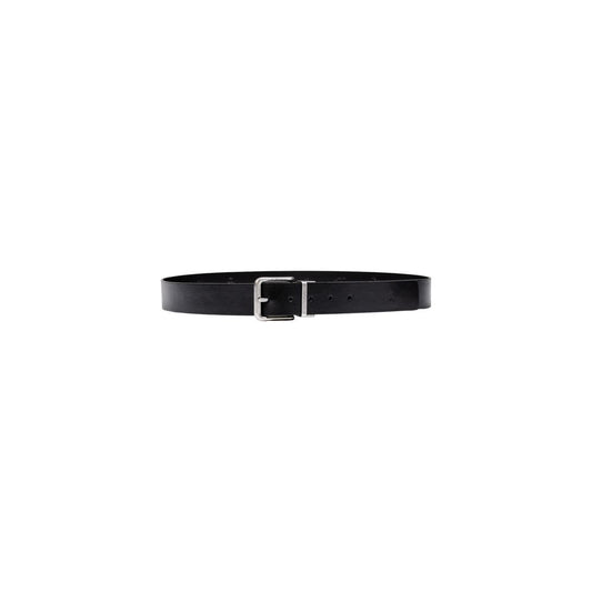 Calvin Klein Jeans Black Leather Belt CA-17384800009-90 CM / 36 INCHES