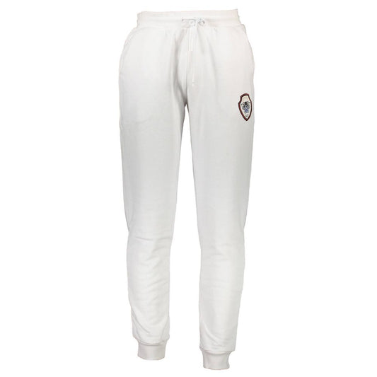 Cavalli Class White Cotton Pant
