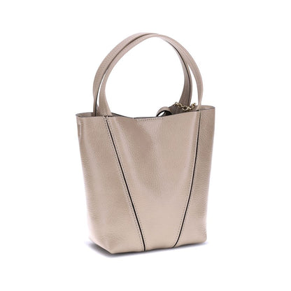 Chloé Beige Calf Leather Bos Taurus Shoulder Bag