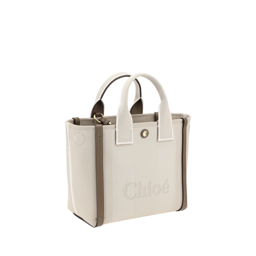 Chloé Beige Cotton Handbag