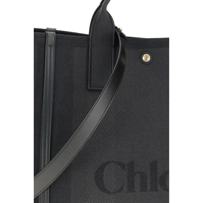 Chloé Black Cotton Handbag