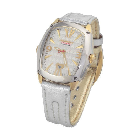 Chronotech Silver Leather Watch 1728,Chronotech,New with tags,Silver,Unisex,Unisex Watches - Watches Chronotech CHCT7696L11AC