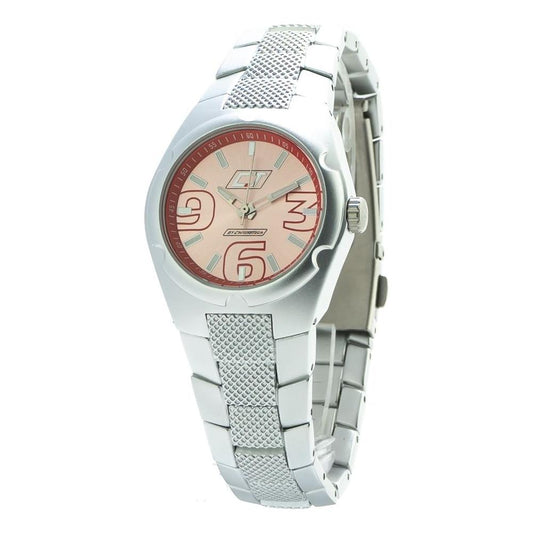 Chronotech Silver Polycarbonate Watch 1728,Chronotech,New with tags,Silver,Watches for Women - Watches,Women Chronotech CHCC7039L07MAC