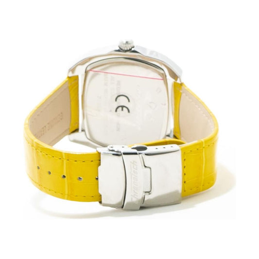 Chronotech Chronotech Yellow Leather Watch CHCT2188M05AC 1728,Chronotech,New with tags,Unisex,Unisex Watches - Watches,Yellow