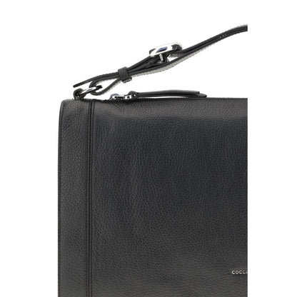 Coccinelle Black Calf Leather Bos Taurus Handbag