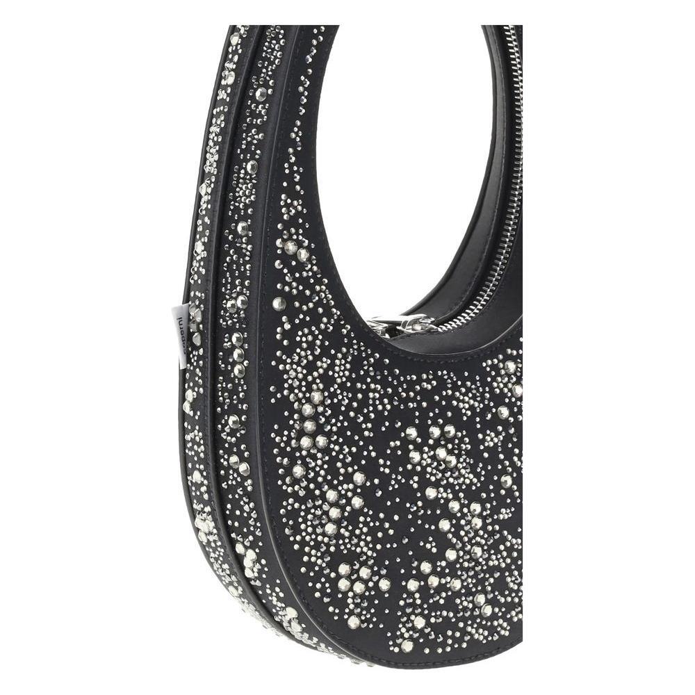 Front view with bag zipped and handles upright.