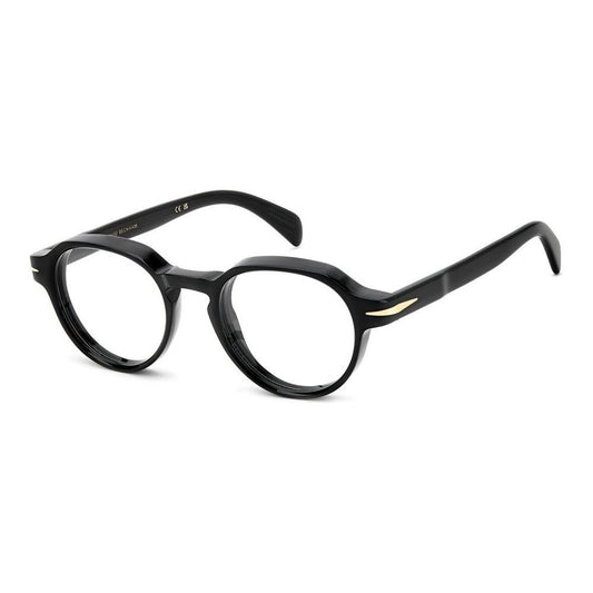 DAVID BECKHAM MOD. DB 7153 Gent's acetate glasses, angled view.