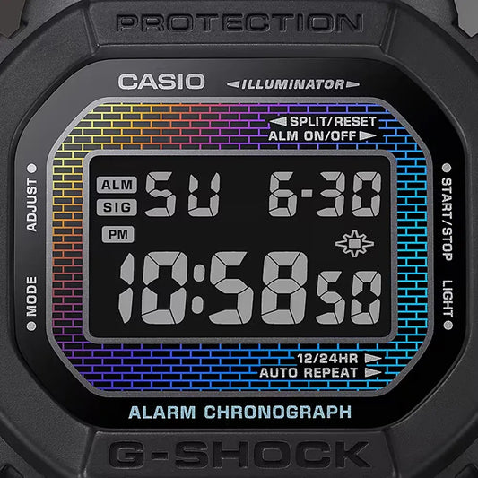 CASIO G-SHOCK Mod. THE ORIGIN - RAINBOW BRICK WALL SERIE DW-5600RW-1ER