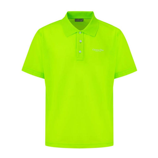 Dior Green Cotton Polo Shirt