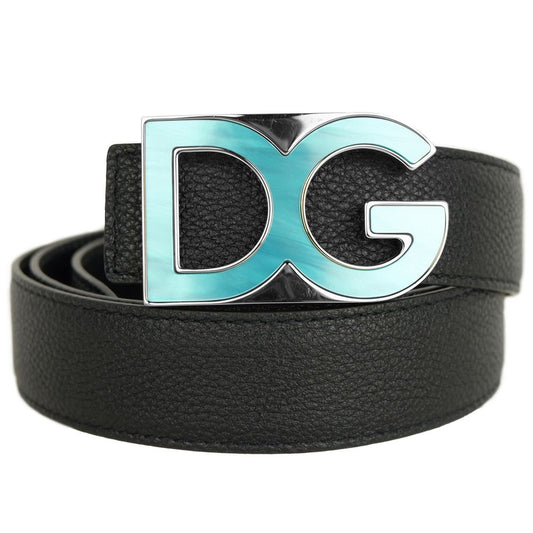 Dolce & Gabbana Black Calfskin Belt