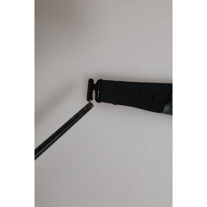 Dolce & Gabbana Black Floral Nylon Padded Balconnet Bra Underwear