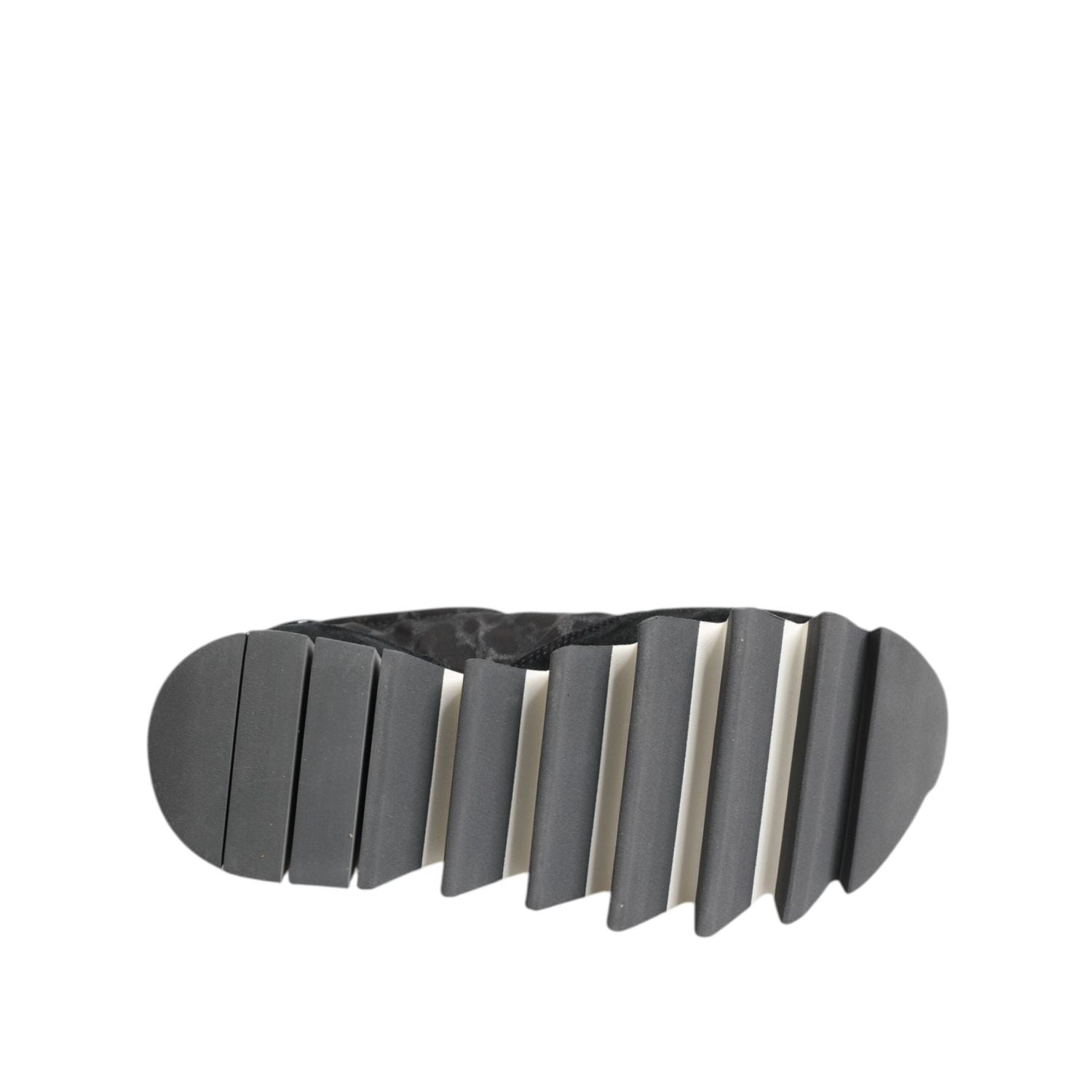 Dolce & Gabbana Black Gray Leopard Low Top Sneakers Shoes