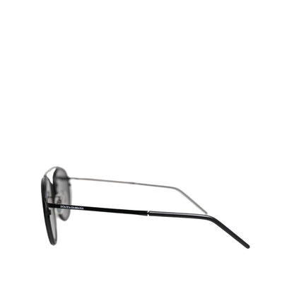 Dolce & Gabbana Black Metal Frame Round DG2276 Eyewear Shades Sunglasses