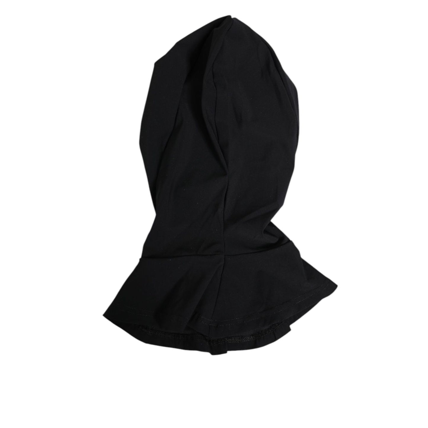 Dolce & Gabbana Black Nylon Elastane Balaclava Hood Face Cover Hat
