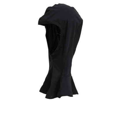 Dolce & Gabbana Black Nylon Elastane Balaclava Hood Face Cover Hat