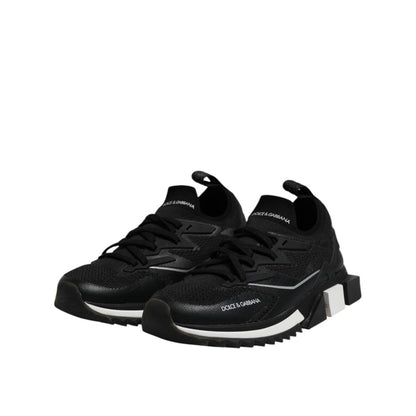 Dolce & Gabbana Black SORRENTO Sport Stretch Sneakers Shoes