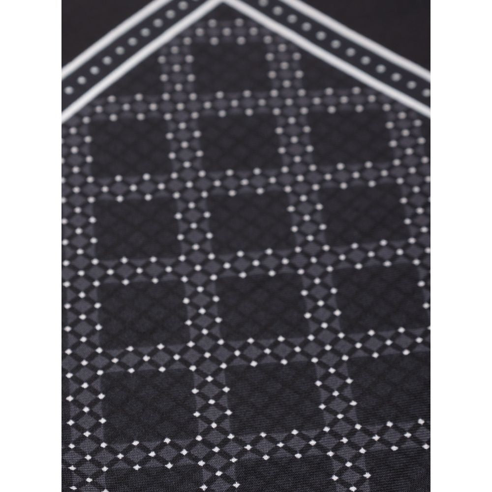 Dolce & Gabbana Black Silk Pocket Square