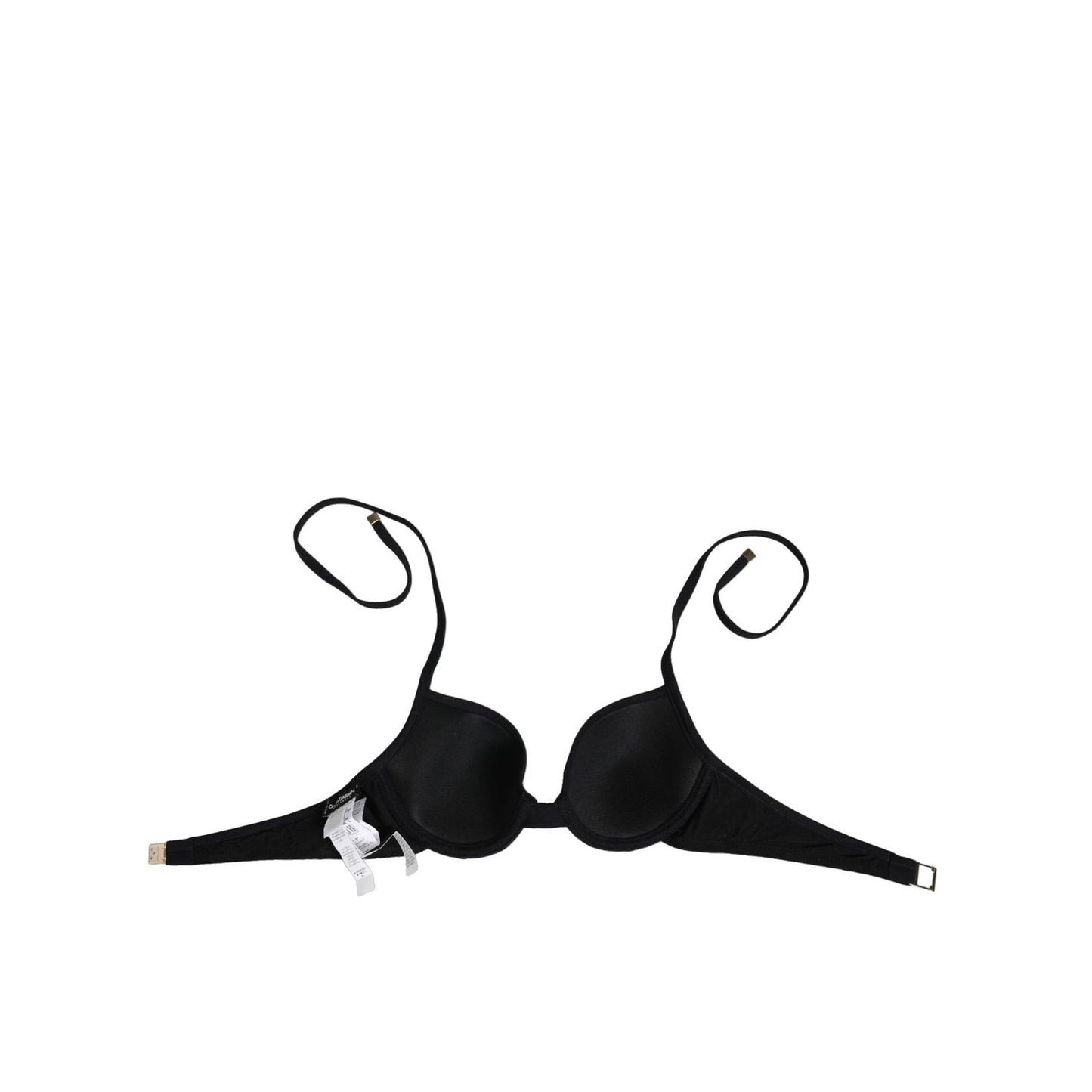 Dolce & Gabbana Black Underwire Push Up Balconette Bra Underwear