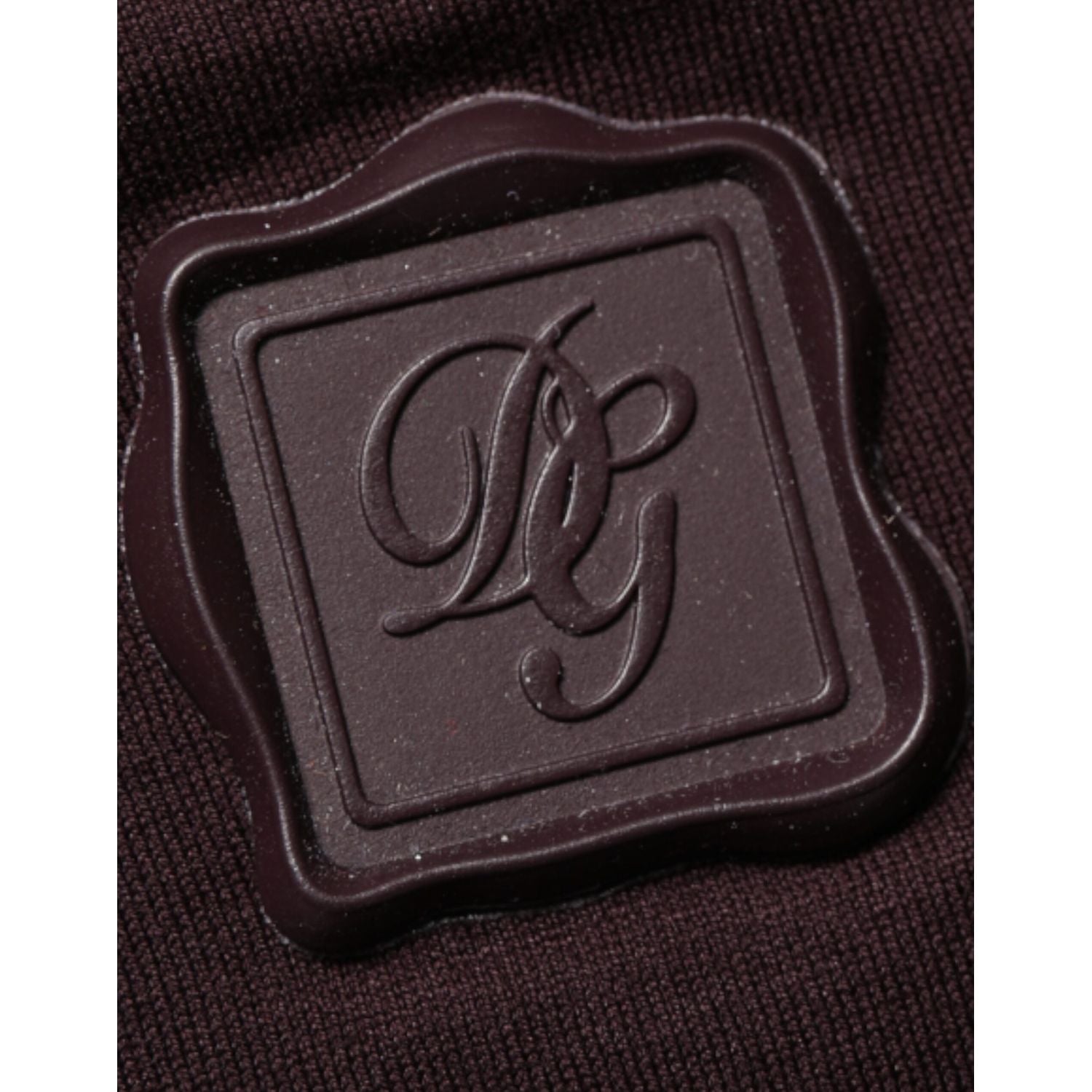 Dolce & Gabbana Brown Logo Plaque Cotton Crew Neck T-shirt