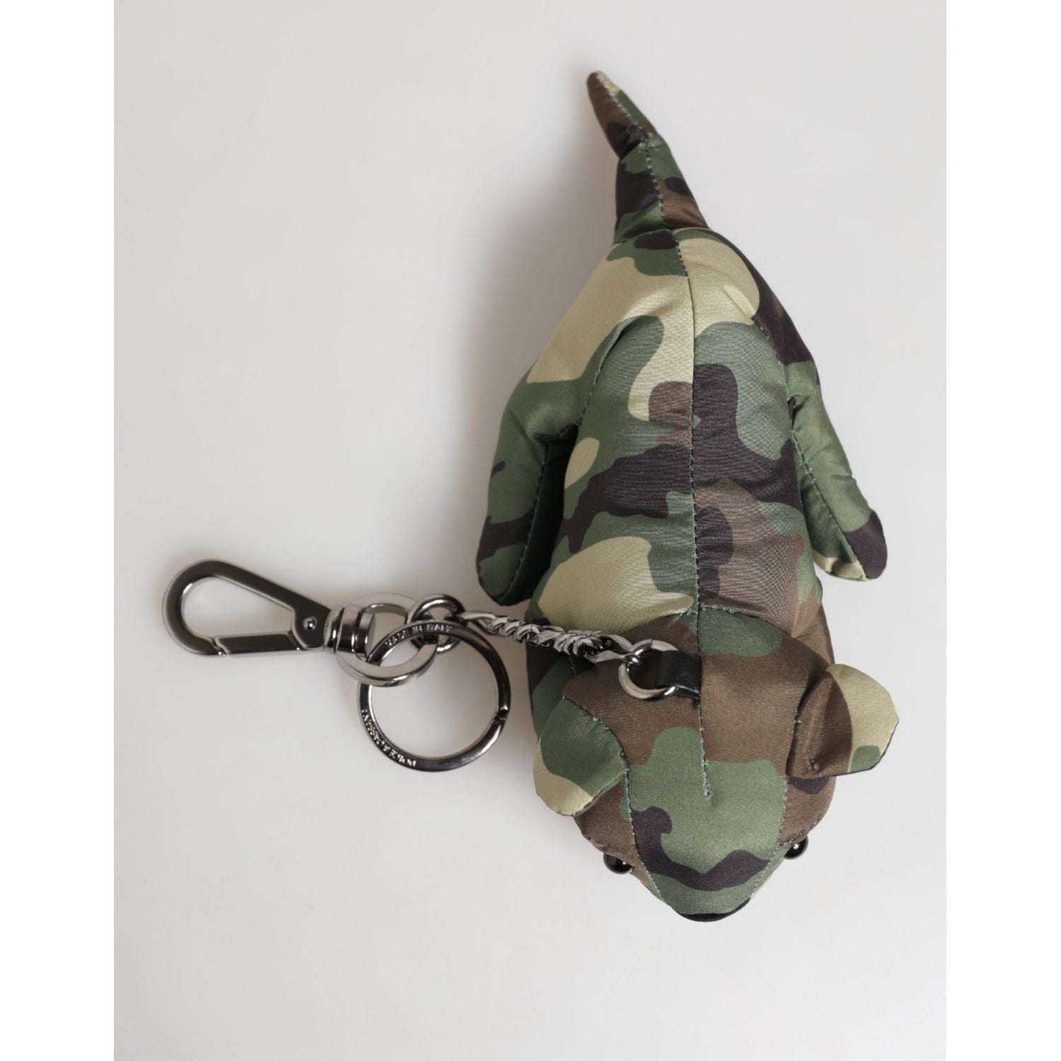 Dolce & Gabbana Camouflage Multicolor Animal Silhouette Keychain Keyring