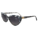 Dolce & Gabbana DG4194 Gray Acetate Logo Plaque Cat Eye Lens Sunglasses