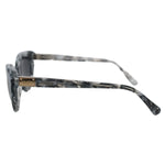 Dolce & Gabbana DG4194 Gray Acetate Logo Plaque Cat Eye Lens Sunglasses