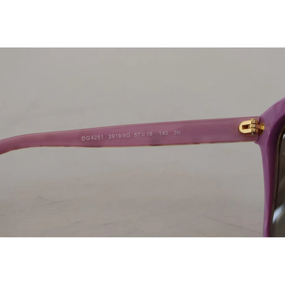 Dolce & Gabbana DG4251 Pink Gold Full Rim Rectangle Frame Shades