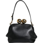 Dolce & Gabbana Black Calfskin Leather Shoulder Clutch Bag BAG4101