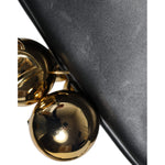 Dolce & Gabbana Black Calfskin Leather Shoulder Clutch Bag BAG4101