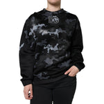 Dolce & Gabbana Black Camouflage Round Neck Sweatshirt Sweater TSH86626-42
