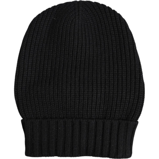Dolce & Gabbana Dolce & Gabbana Black Cashmere Knitted Winter Beanie Hat HAT9846 1728,67345645728,Accessories,Black,Dolce & Gabbana,Hat - Women - Accessories,Material: 100% Cashmere,New with tags,Women,Women - Accessories