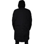 Dolce & Gabbana Black Hooded Parka Cotton Trench Coat Jacket JKT4083-50