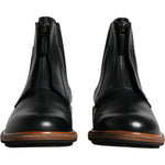 Dolce & Gabbana Black Leather Chelsea Mid Calf Men Boots Shoes MV6312-42.5