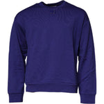 Dolce & Gabbana Blue Cotton Crew Neck Men Pullover Sweater TSH87489-50