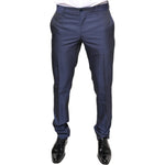Dolce & Gabbana Blue Polyester Formal Tuxedo Pants PAN75589-48