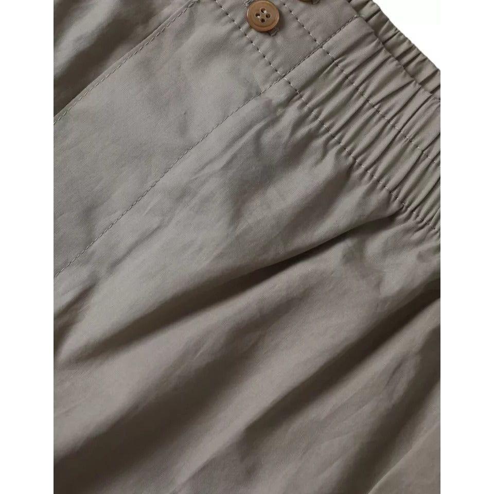 Dolce & Gabbana Brown Cotton Regular Boxer Shorts Underwear BIK1880-4