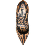Dolce & Gabbana Brown Leopard Calf Hair Heels Pumps Shoes LA11992-36