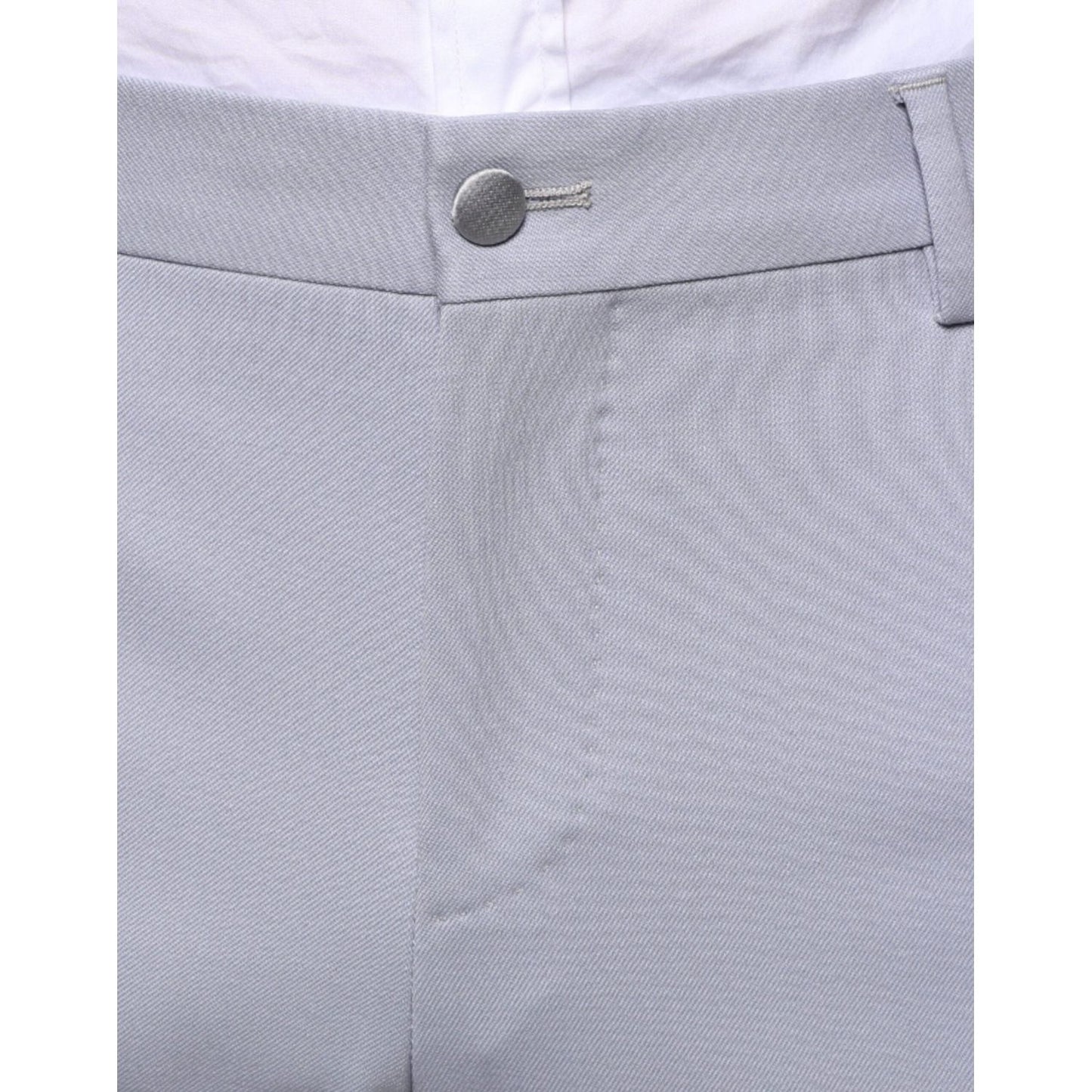 Dolce & Gabbana Light Gray Wool Formal Dress Pants PAN75569-50