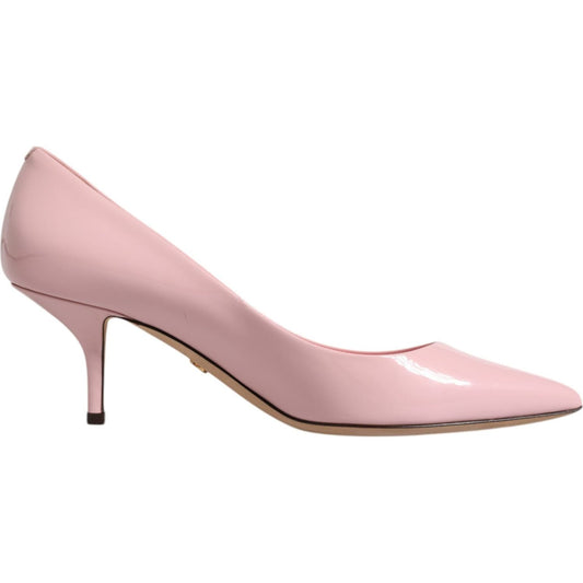 Dolce & Gabbana Dolce & Gabbana Light Pink Patent Leather Heels Pumps Shoes LA12020-37 1728,67345645728,Dolce & Gabbana,EU37/US7,Material: 100% Calf Leather,Pink,Preowned / Defect,Pumps - Women - Shoes,Shoes,Women,Women - Shoes