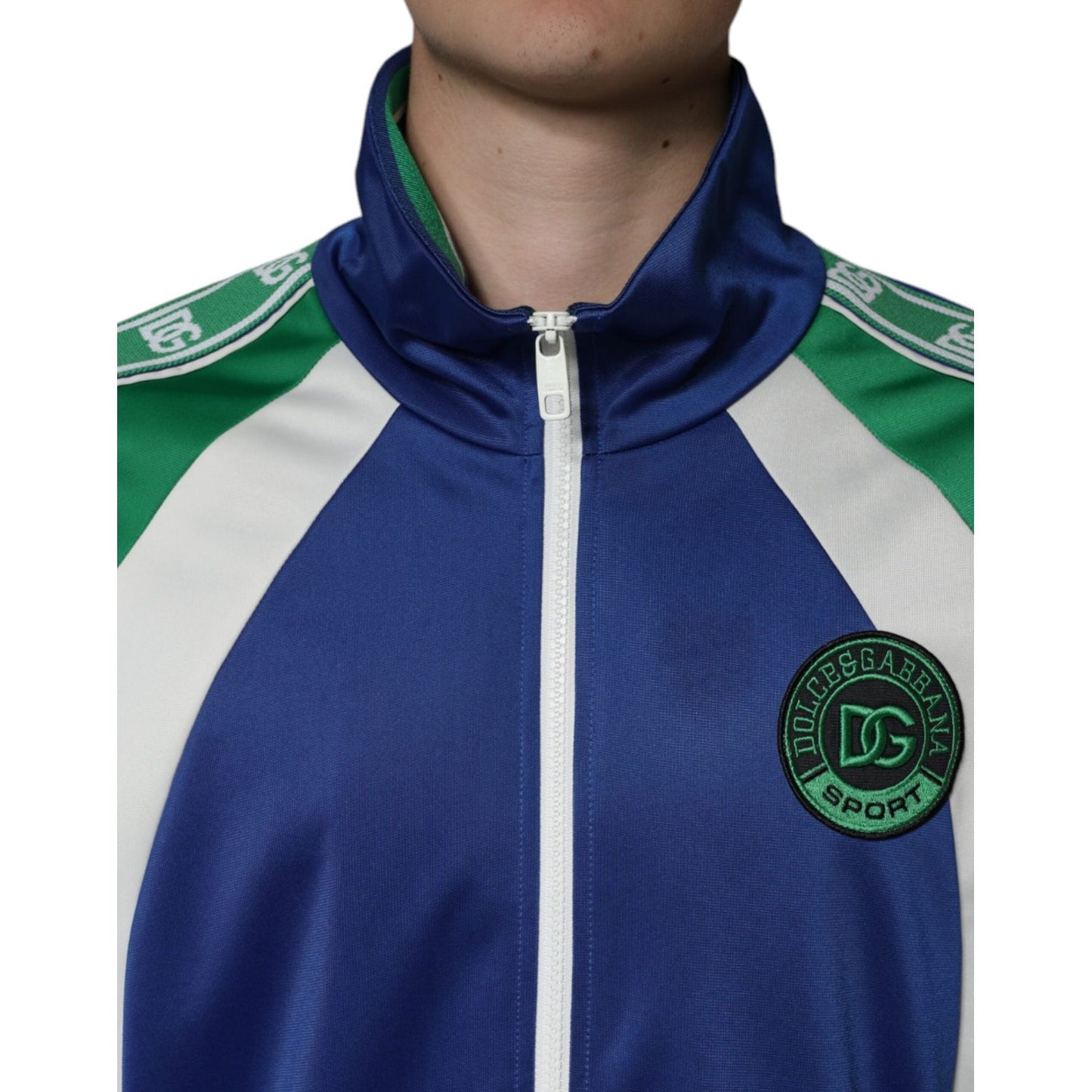 Dolce & Gabbana Multicolor Polyester Full Zip Bomber Jacket JKT41247-50