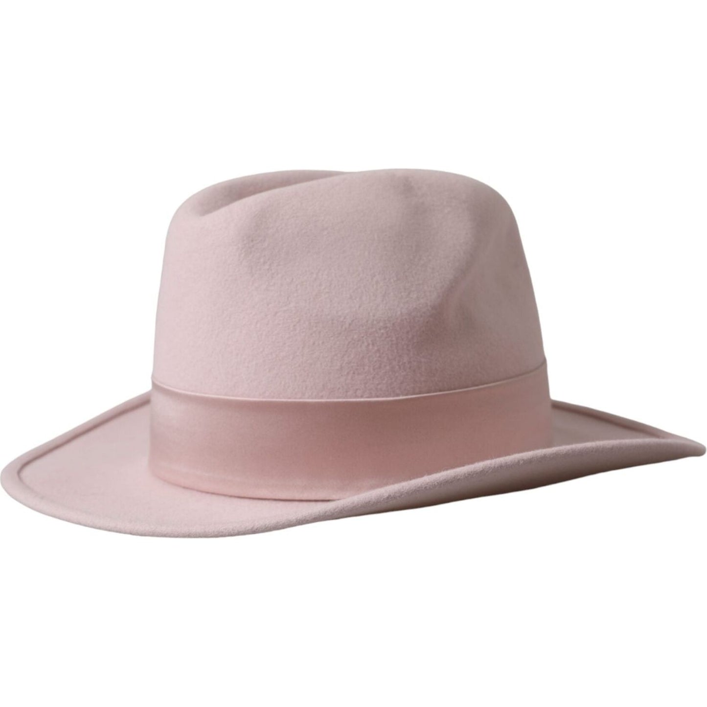 Dolce & Gabbana Pink Rabbit Fedora Trilby Women Hat HAT9637-56
