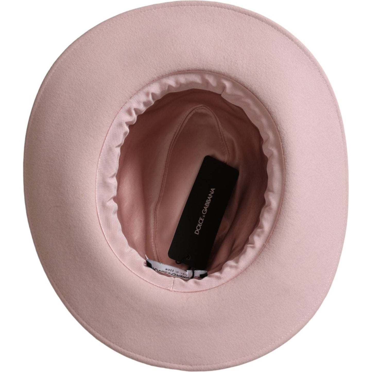 Dolce & Gabbana Pink Rabbit Fedora Trilby Women Hat HAT9637-56