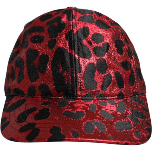 Dolce & Gabbana Dolce & Gabbana Red Leopard DG Logo 6 Panels Baseball Cap HAT9842-58 1728,58 cm|M,67345645728,Accessories,Dolce & Gabbana,Hats & Caps - Men - Accessories,Material: 85% Polyester 15% Polyester Film Fiber,Men,Men - Accessories,Preowned / Def