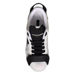 Dolce & Gabbana White Black Leather Low Top Women Sneaker Shoes LA11245-35