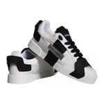 Dolce & Gabbana White Black Leather Low Top Women Sneaker Shoes LA11245-35