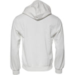 Dolce & Gabbana White Caesar Cotton Hooded Pullover Sweater TSH87567-50