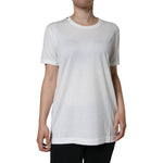 Dolce & Gabbana White Cotton Crew Neck Short Sleeve T-shirt TSH86524-44