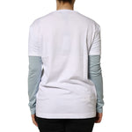 Dolce & Gabbana White Cotton Logo Print Round Neck T-shirt TSH84003-42