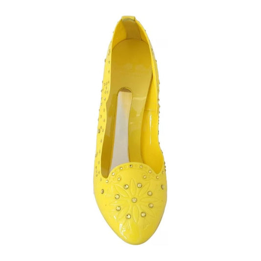 Dolce & Gabbana Yellow Crystal Heels CINDERELLA Shoes