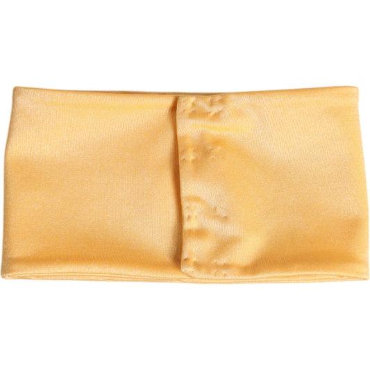 Dolce & Gabbana Dolce & Gabbana Yellow Nylon Stretch Women Neck Warmer Scarf HAT9813 1728,67345645728,Accessories,Dolce & Gabbana,Material: 80% Nylon 20% Elastane,New with tags,Scarves - Women - Accessories,Women,Women - Accessories,Yellow